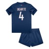 Original Trikotsatz Paris Saint-Germain Manuel Ugarte 4 Heimtrikot 2024-25 Für Kinder